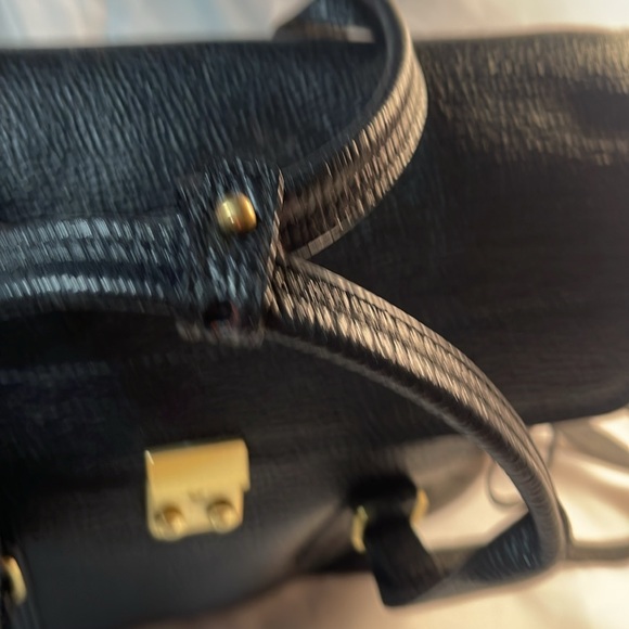 3.1 Phillip Lim Pashli Medium Satchel Black Leather Handbag Crossbdoy Bag ** - Picture 10 of 10